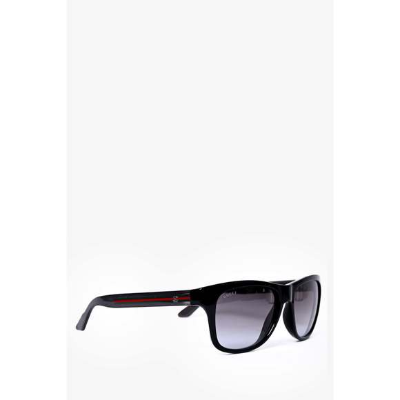 Gucci Black Acrylic Web Sunglasses - Picture 2 of 3